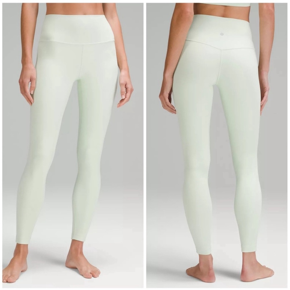 NWT Lululemon Align High Rise Pant 28” in Kohlrabi Green